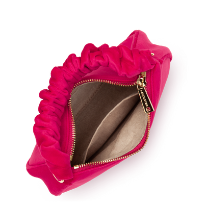 pochette - velvet chouchou #couleur_fuxia