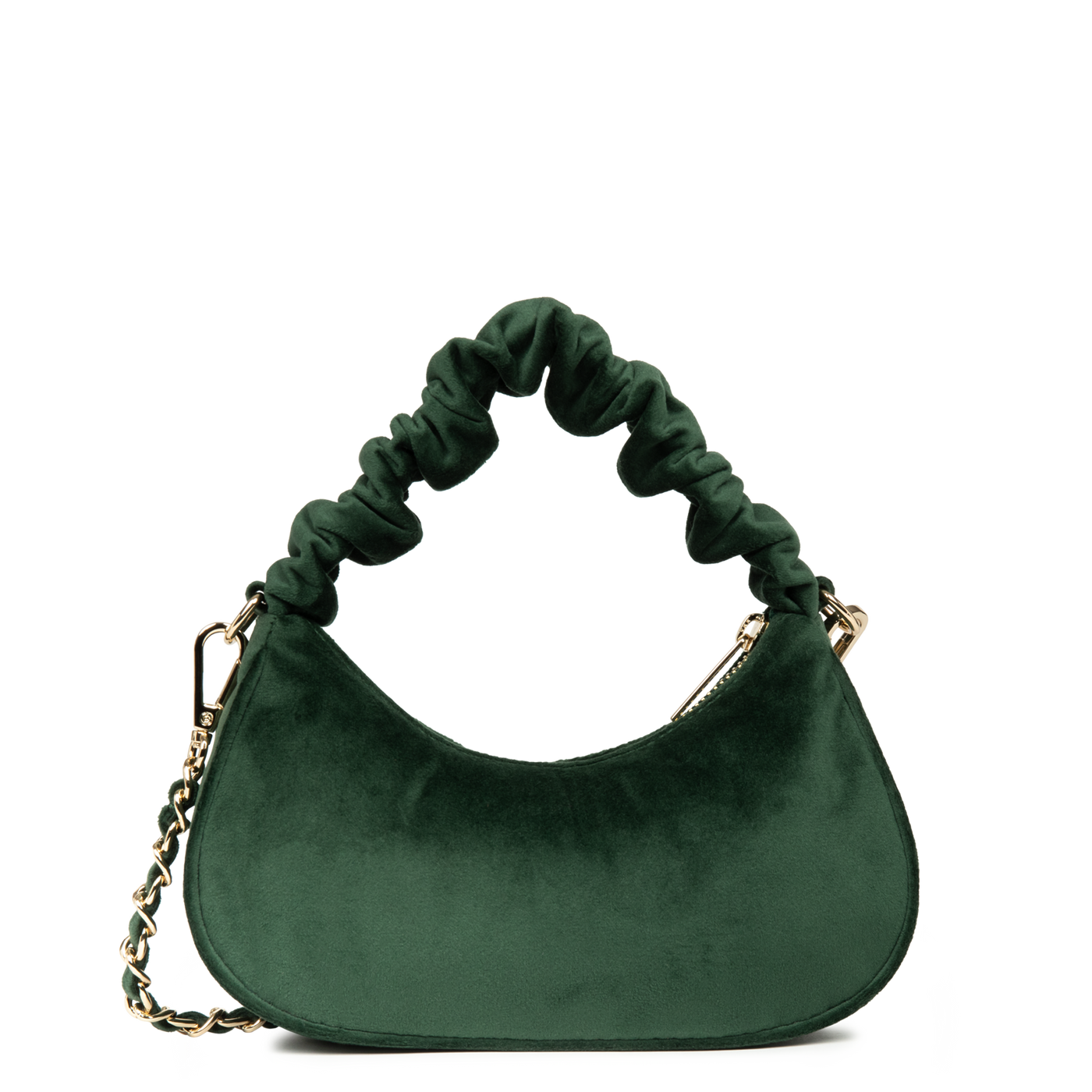 pochette - velvet chouchou #couleur_vert-fonc