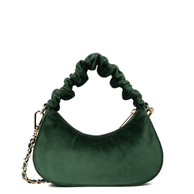 pochette - velvet chouchou #couleur_vert-fonc