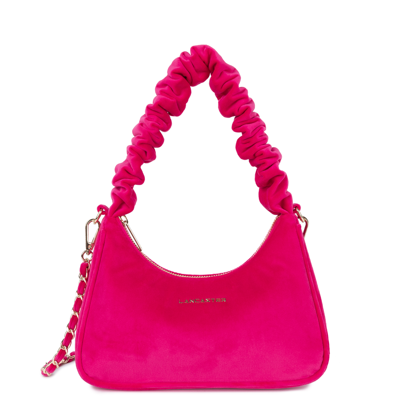 sac besace - velvet chouchou #couleur_fuxia