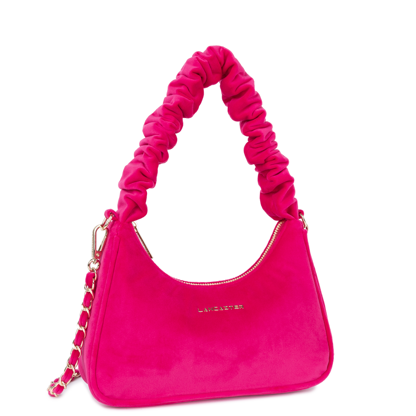 sac besace - velvet chouchou #couleur_fuxia