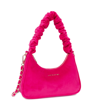 sac besace - velvet chouchou #couleur_fuxia