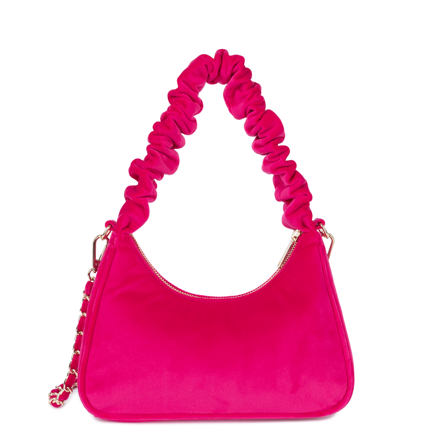 sac besace - velvet chouchou #couleur_fuxia