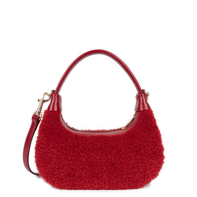 sac hobo - aura polaire #couleur_carmin