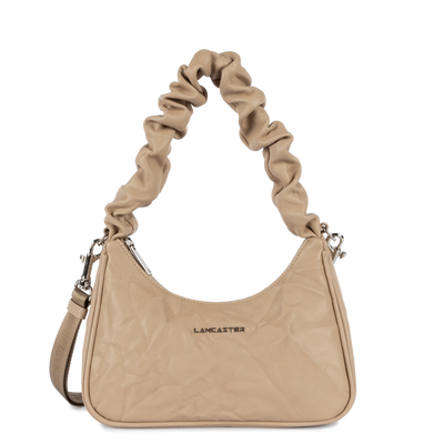 sac besace - froissé #couleur_beige-fonc