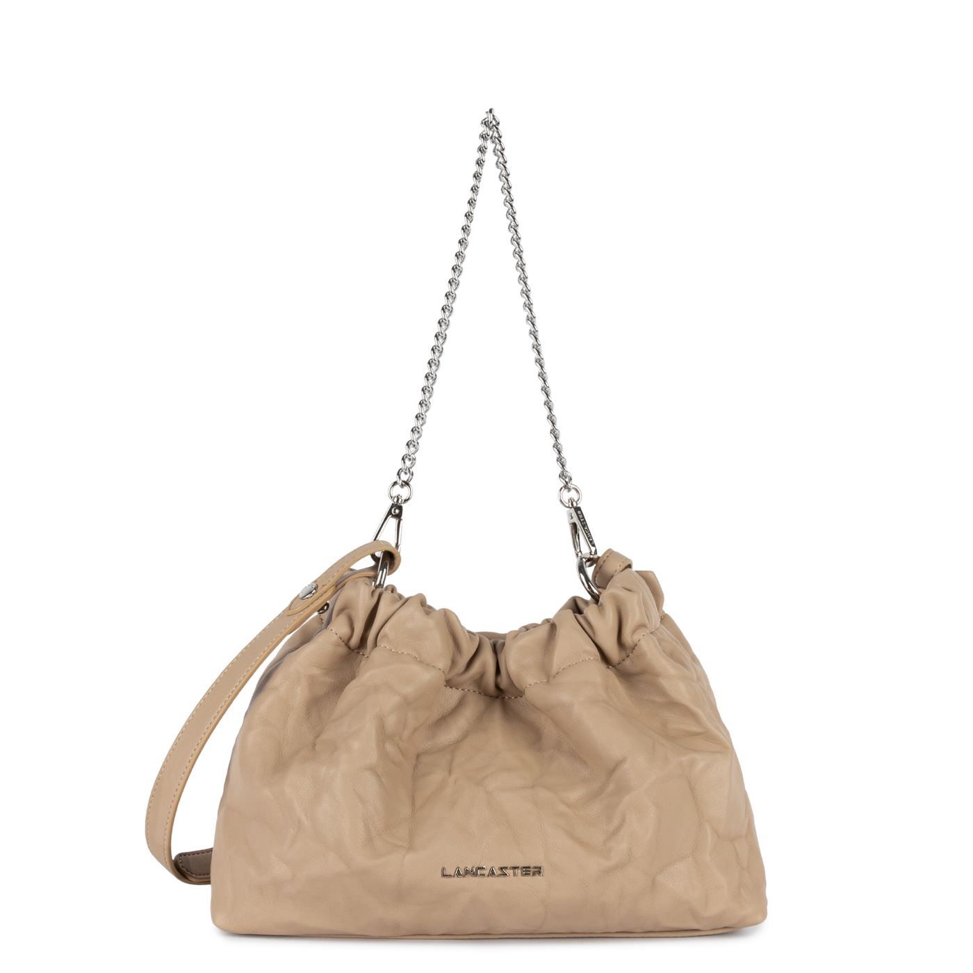 sac trotteur - froissé #couleur_beige-fonc