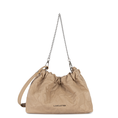 sac trotteur - froissé #couleur_beige-fonc