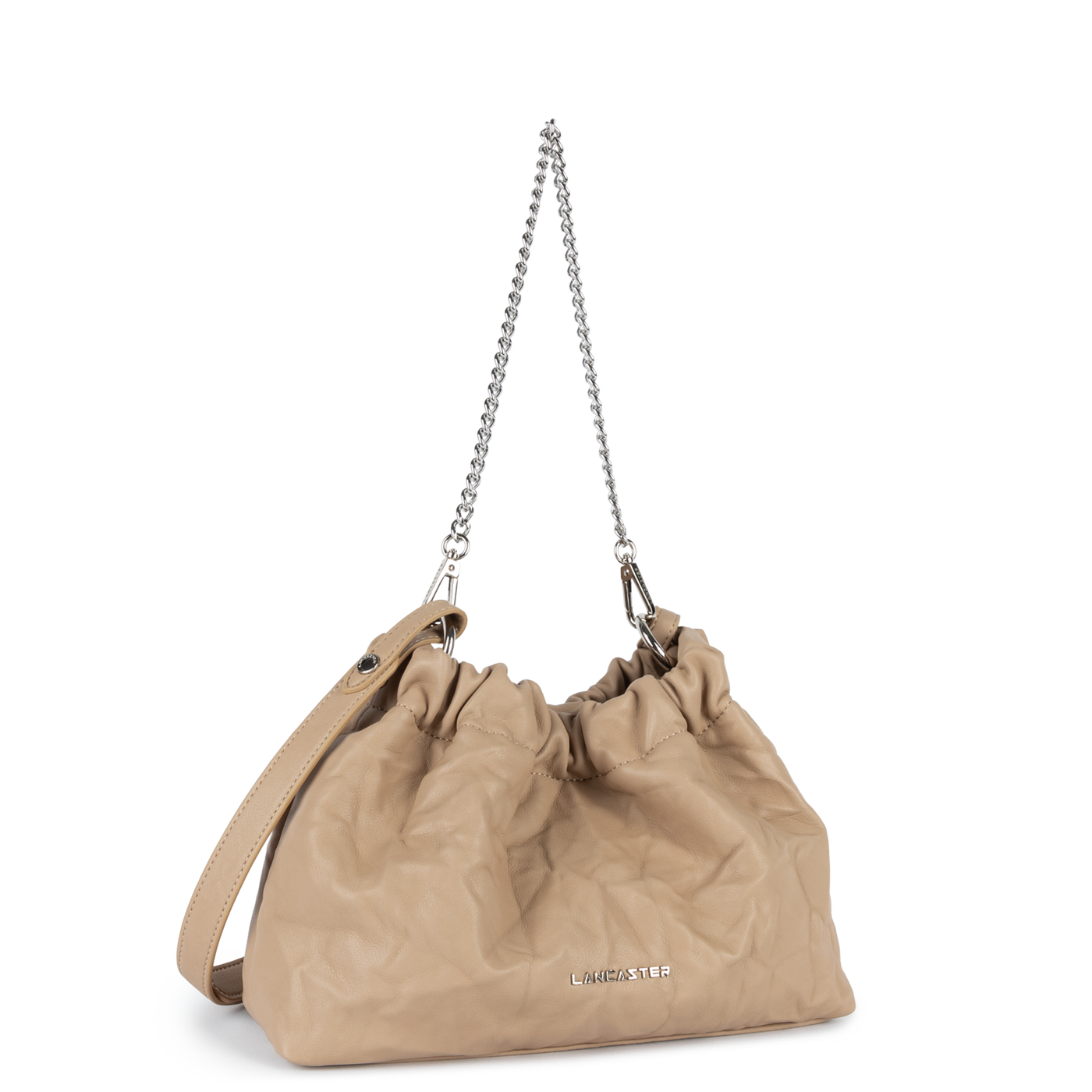 sac trotteur - froissé #couleur_beige-fonc