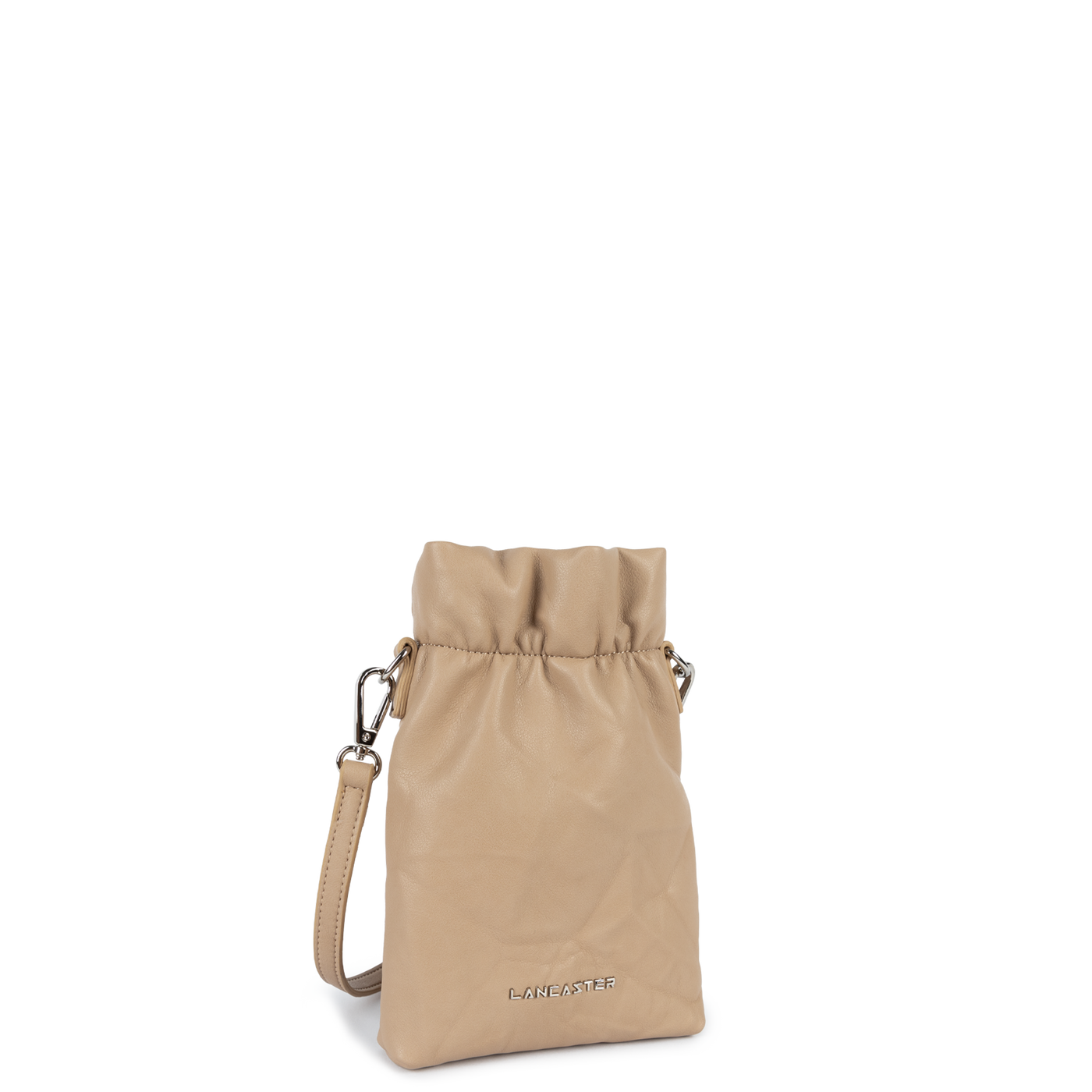 pochette smartphone - froissé #couleur_beige-fonc