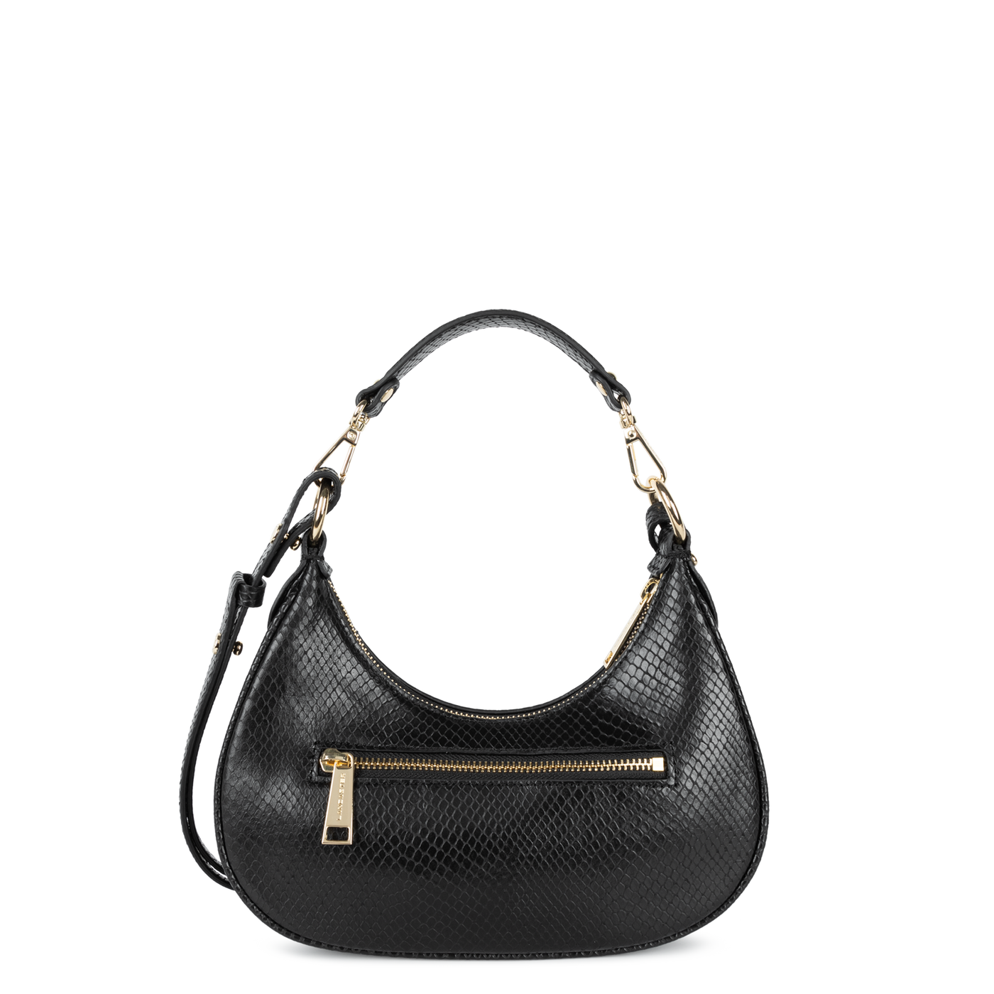 petit sac hobo - exo aria #couleur_noir-python