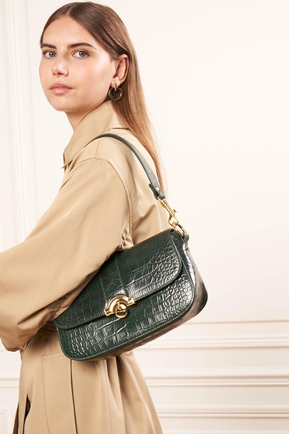 sac baguette - exotic croco cn 