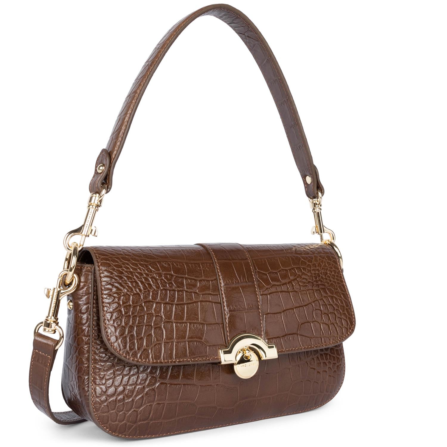 sac baguette - exotic croco cn 