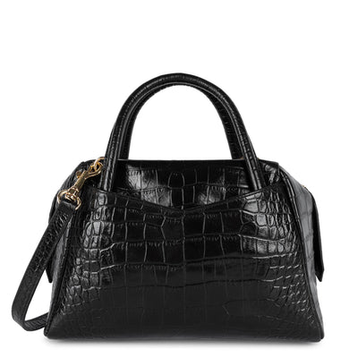 sac à main - exotic croco cn #couleur_noir