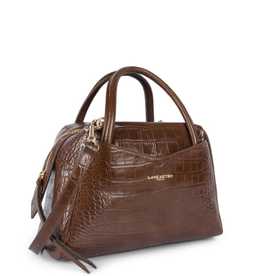 sac à main - exotic croco cn #couleur_vison