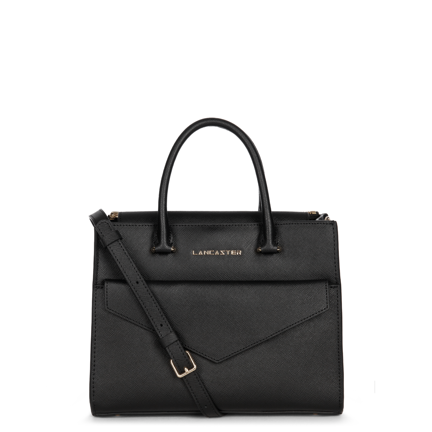 sac à main - saffiano signature #couleur_noir