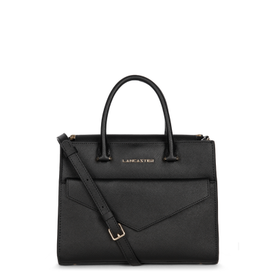 sac à main - saffiano signature #couleur_noir