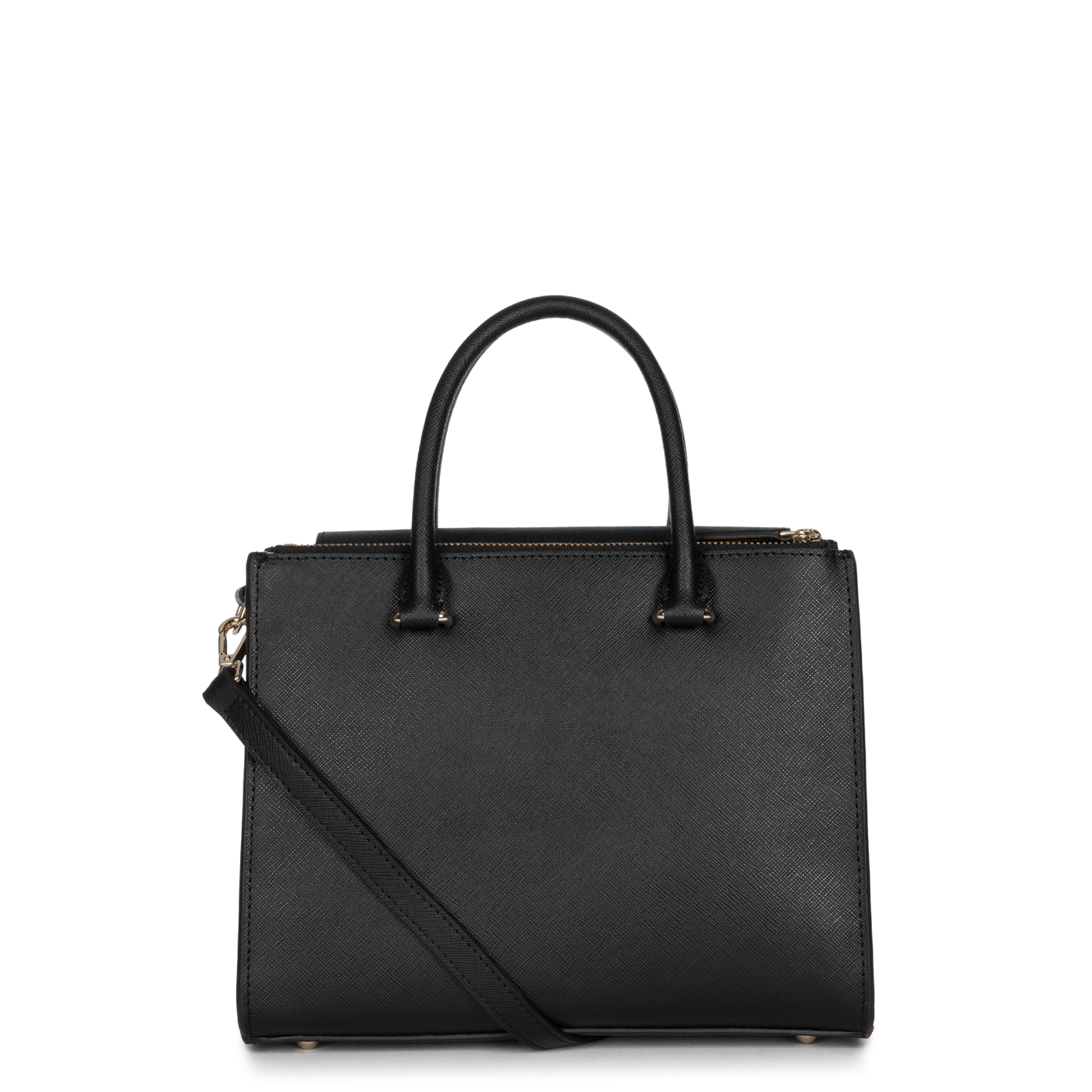 sac à main - saffiano signature #couleur_noir