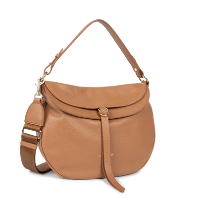 grand sac besace - dune gaia #couleur_camel