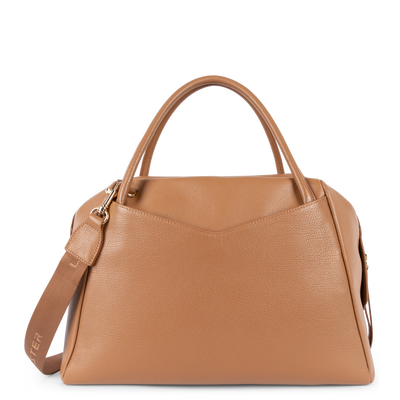 très grand sac cabas main - dune #couleur_camel