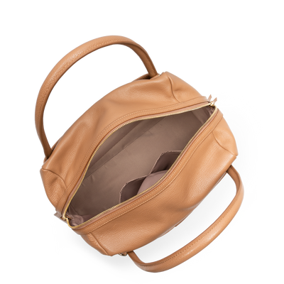 très grand sac cabas main - dune #couleur_camel