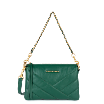 petite pochette - soft matelassé #couleur_vert-fonc