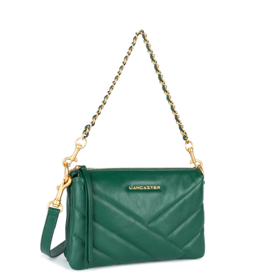 petite pochette - soft matelassé #couleur_vert-fonc