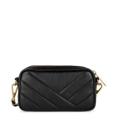 mini pochette smartphone - soft matelassé #couleur_noir