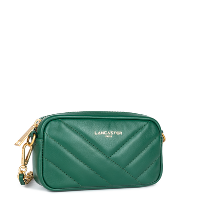 mini pochette smartphone - soft matelassé #couleur_vert-fonc