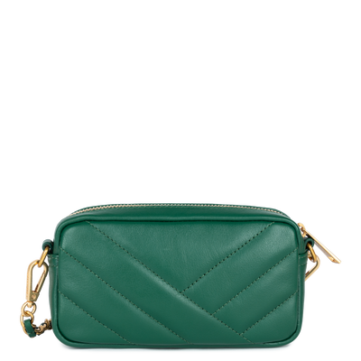 mini pochette smartphone - soft matelassé #couleur_vert-fonc