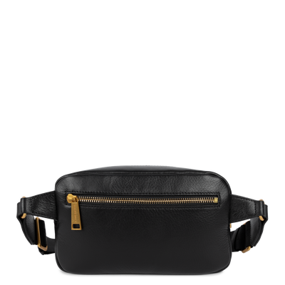 sac banane - soft matelassé #couleur_noir