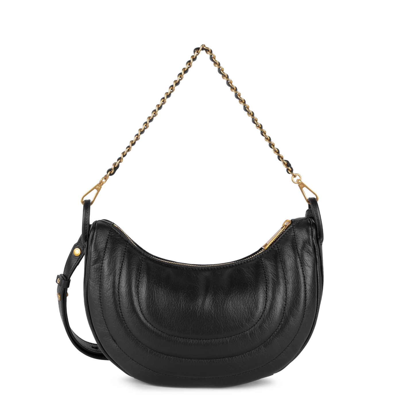 sac hobo - soft matelassé #couleur_noir