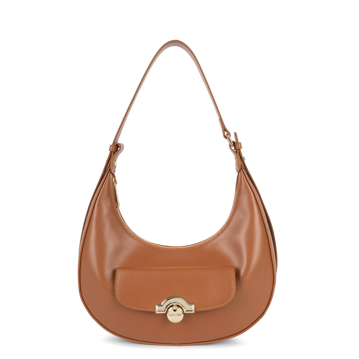 sac hobo - paris médaille #couleur_camel