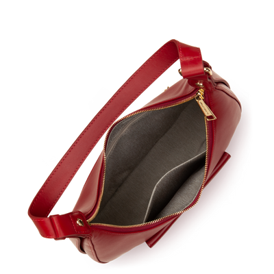 sac hobo - paris médaille #couleur_carmin