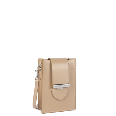 pochette smartphone - paris ily #couleur_beige-fonc