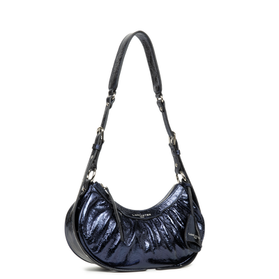 petit sac demi lune - rétro & glam #couleur_bleu-fonc