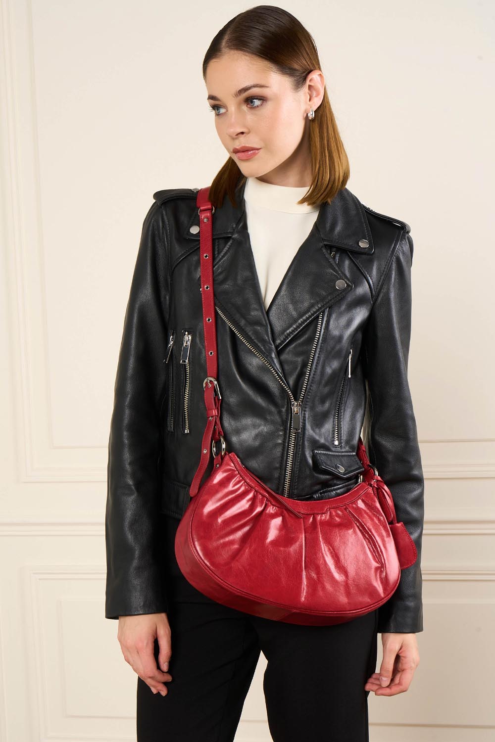 Halbmondtasche Retro Glam Lancaster