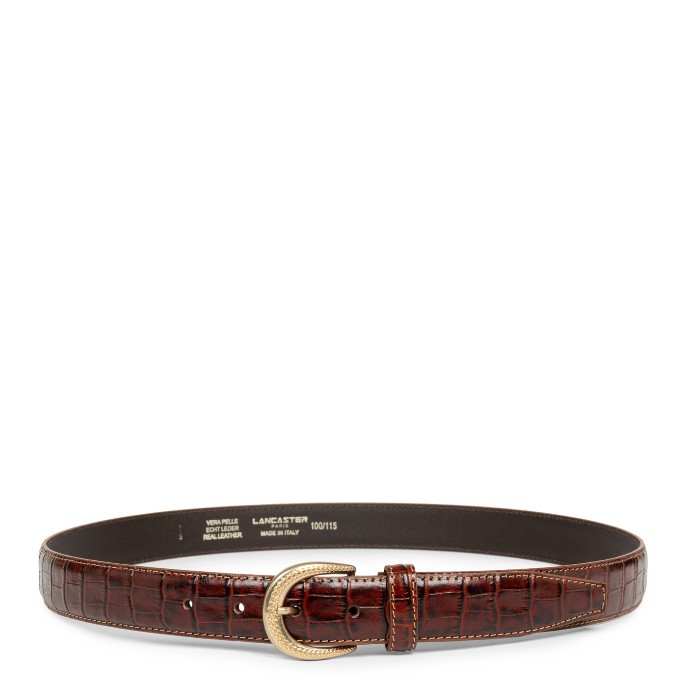 ceinture - ceinture cuir croco femme #couleur_vison-croco