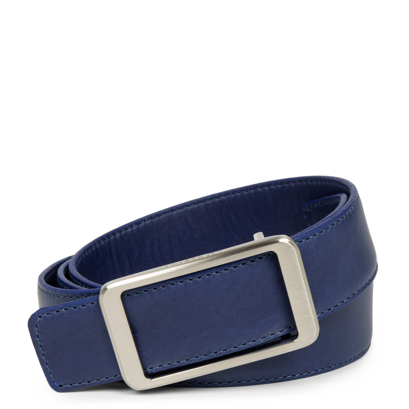 ceinture - ceinture cuir lisse femme #couleur_bleu-cendre