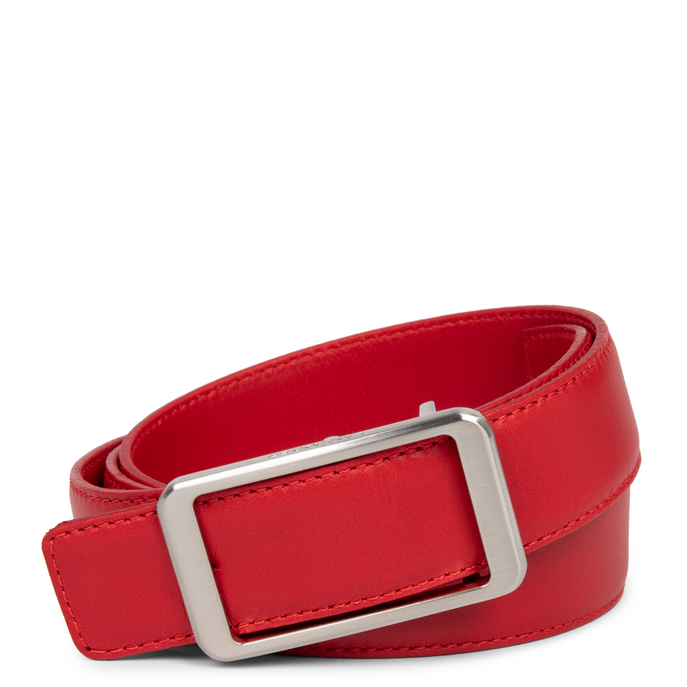 ceinture - ceinture cuir lisse femme #couleur_rouge