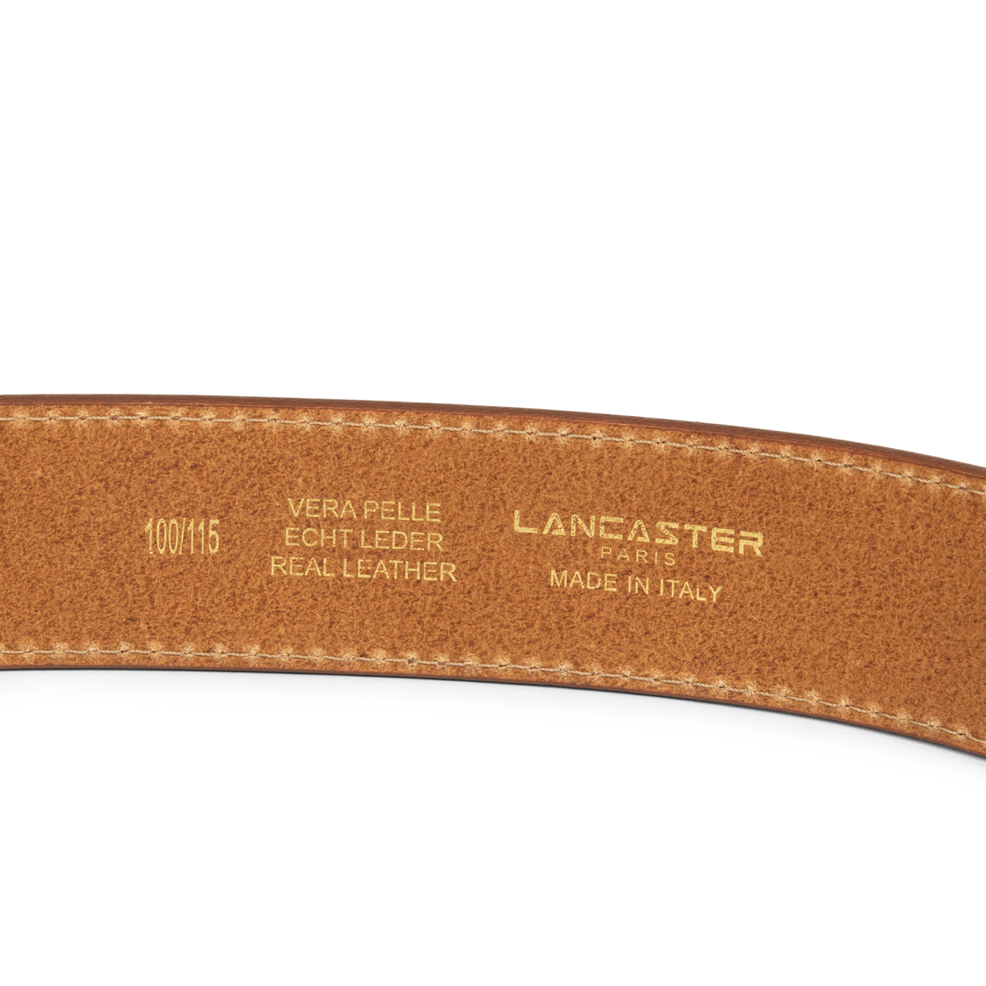 Ceinture - Ceinture Cuir Lisse Femme #couleur_camel