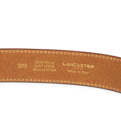 Ceinture - Ceinture Cuir Lisse Femme #couleur_camel