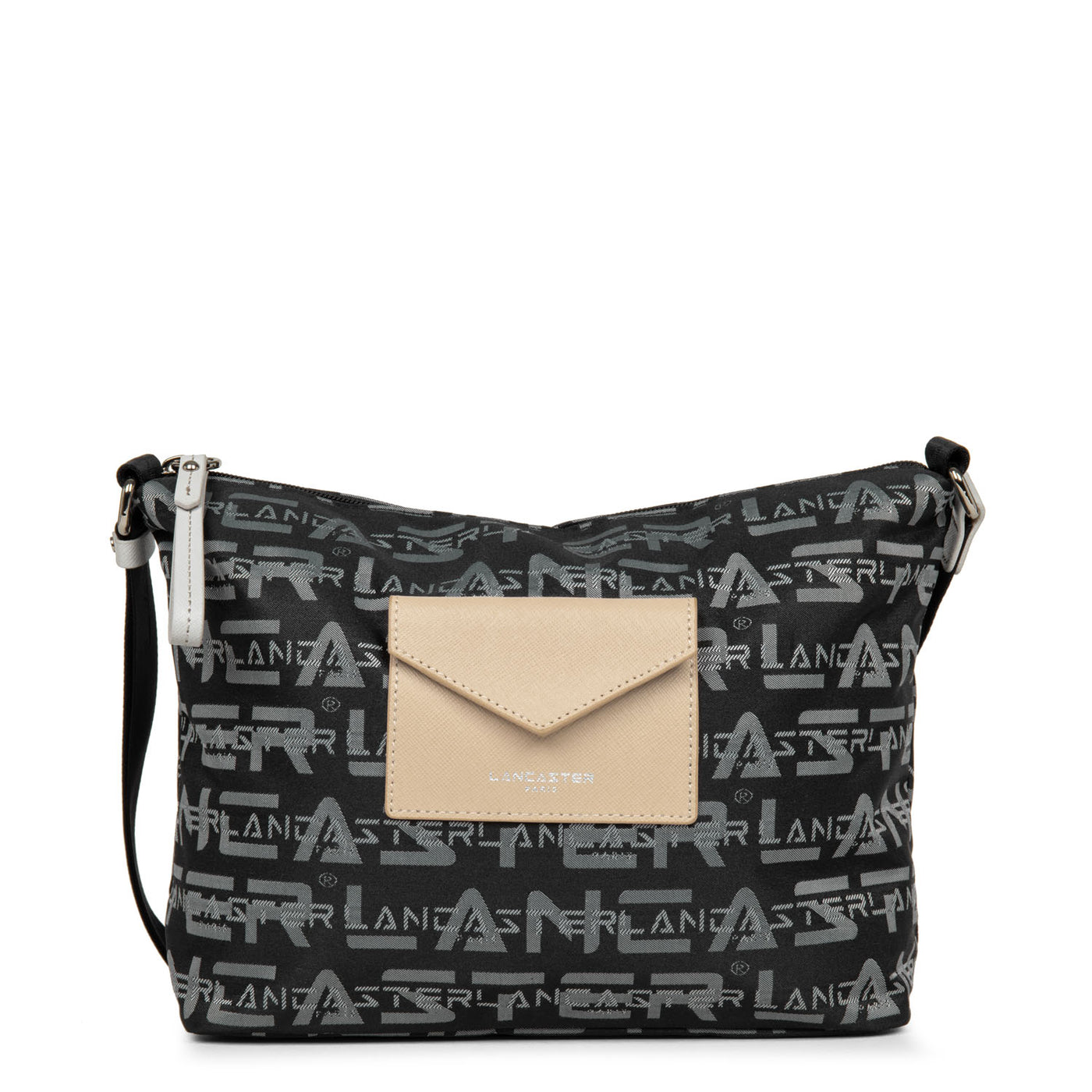 sac besace - logo kba #couleur_noir-gris-poudre