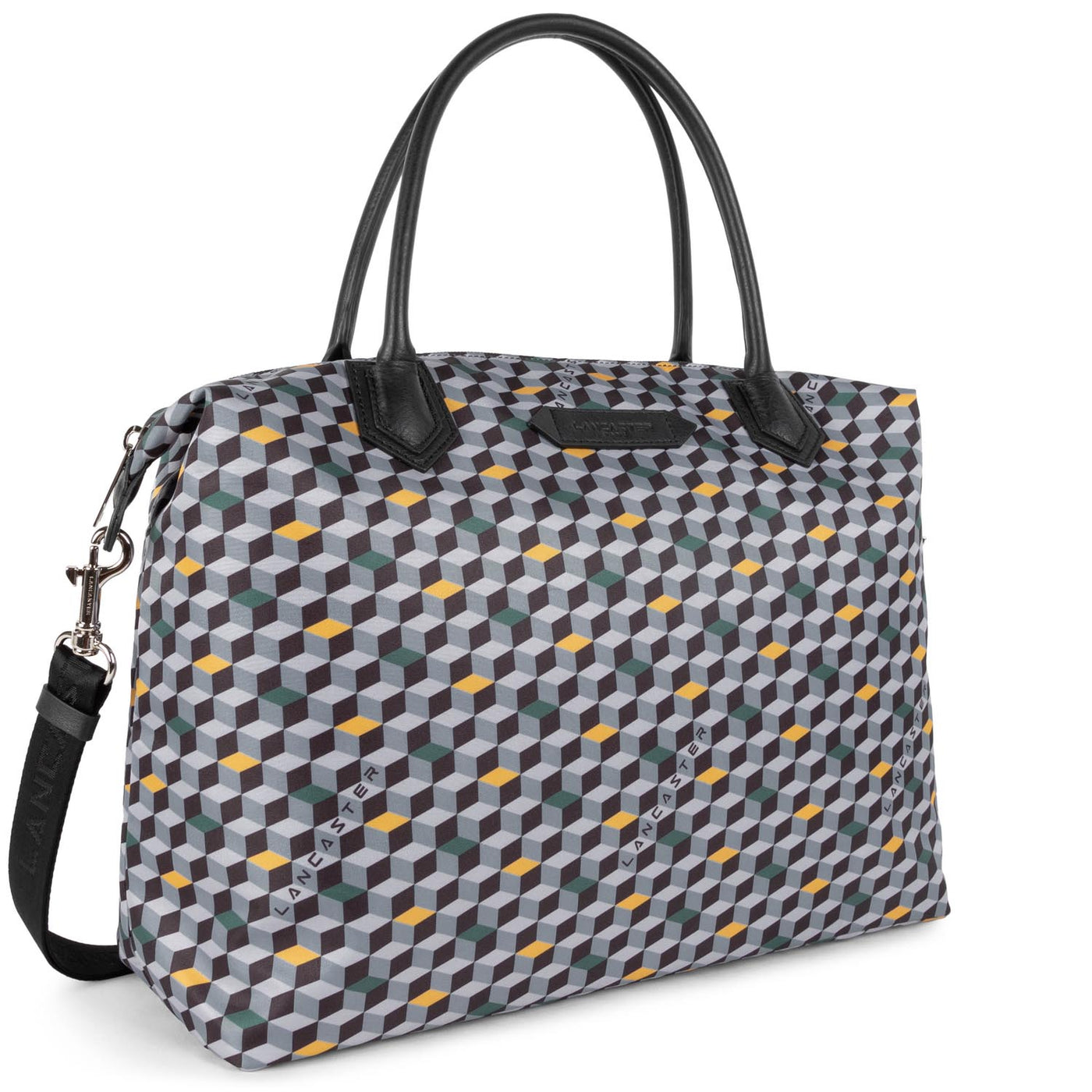 sac cabas main - basic sport #couleur_damier-3d