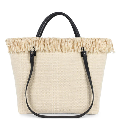 sac cabas épaule - actual conscious #couleur_beige-noir