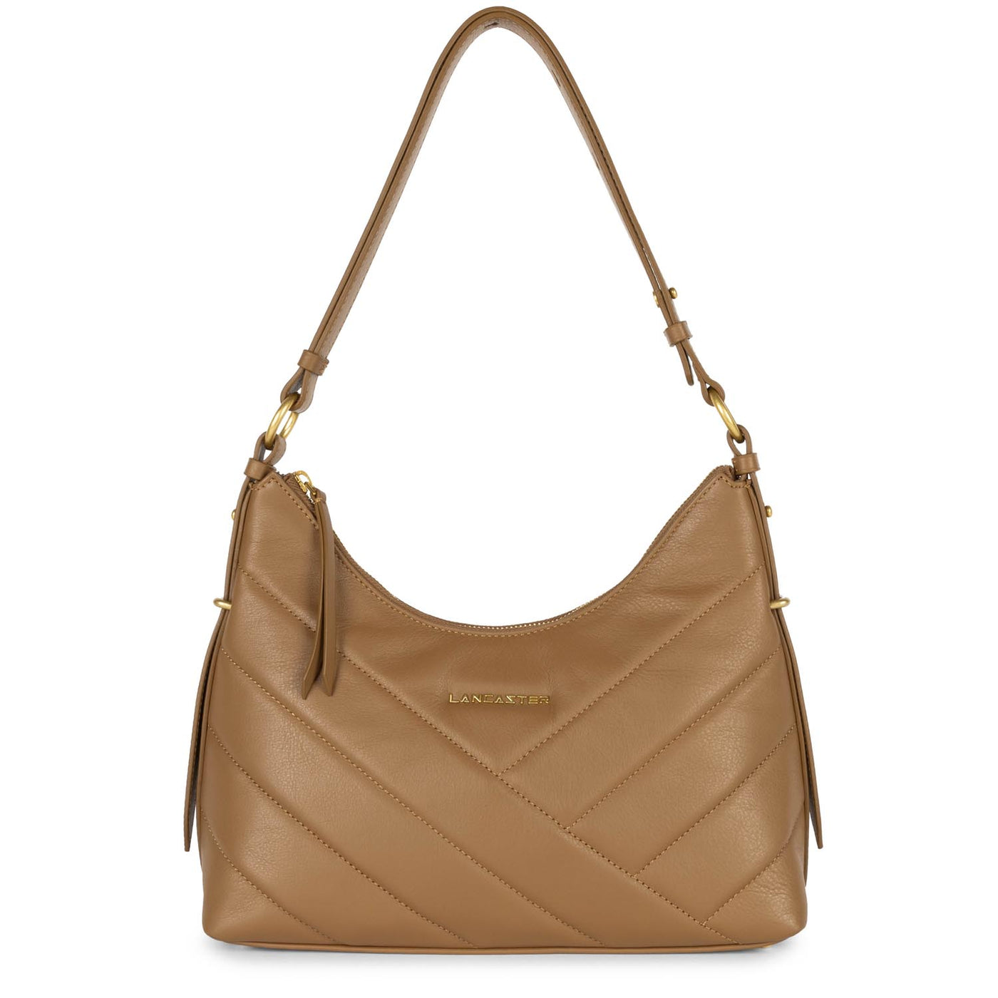 petit sac hobo - soft matelassé #couleur_camel