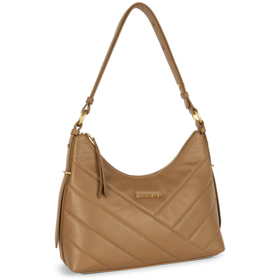 petit sac hobo - soft matelassé #couleur_camel