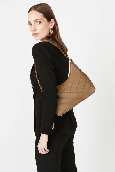 petit sac hobo - soft matelassé #couleur_camel