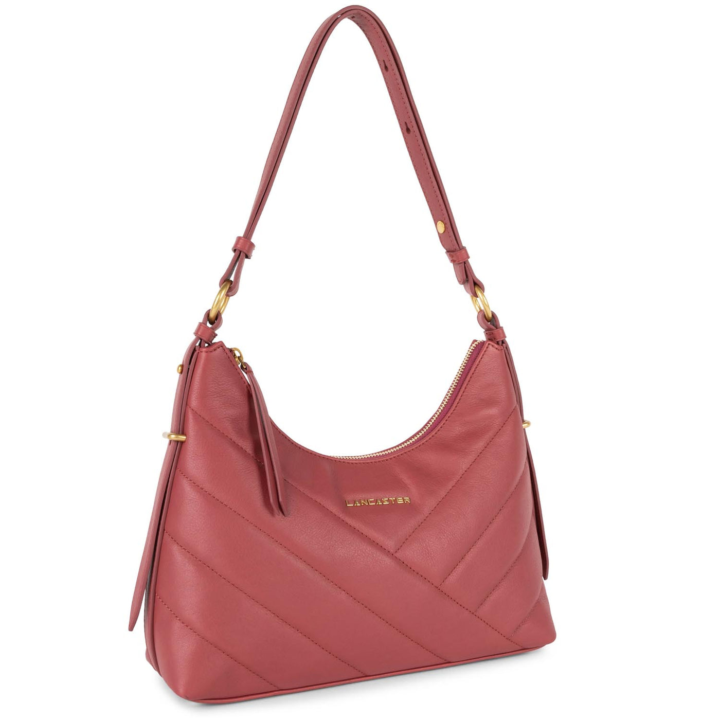 petit sac hobo - soft matelassé #couleur_framboise