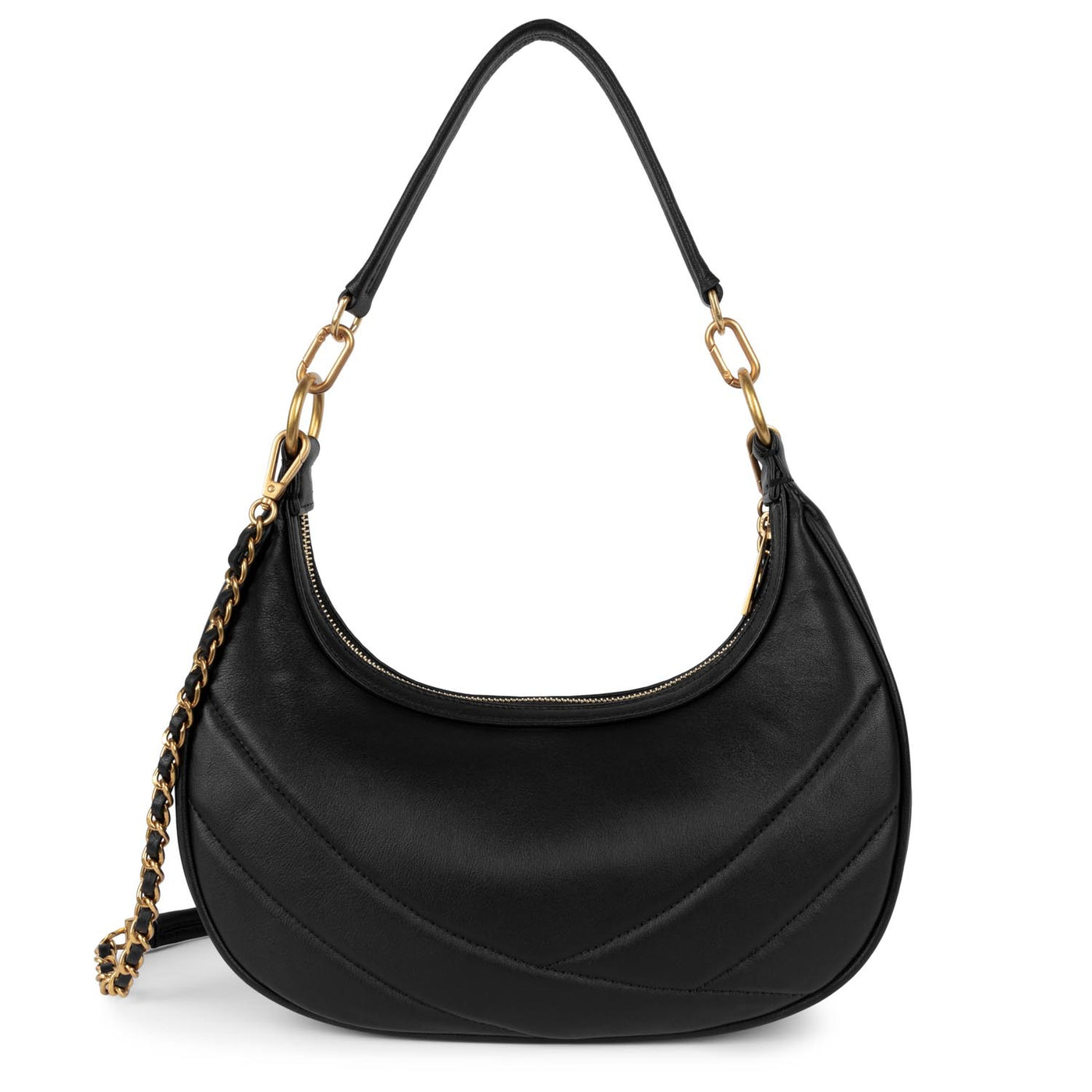 sac hobo - soft matelassé #couleur_noir