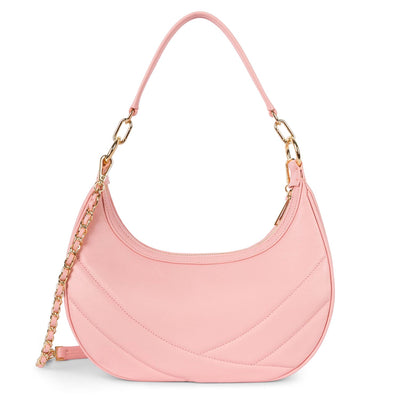 sac hobo - soft matelassé #couleur_rose-clair